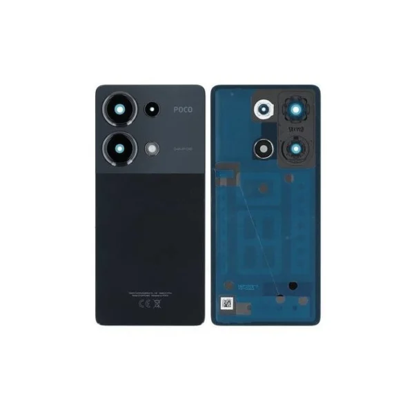Xiaomi Poco M6 4G (2404APC5FG) Back Cover Black With Lens OEM