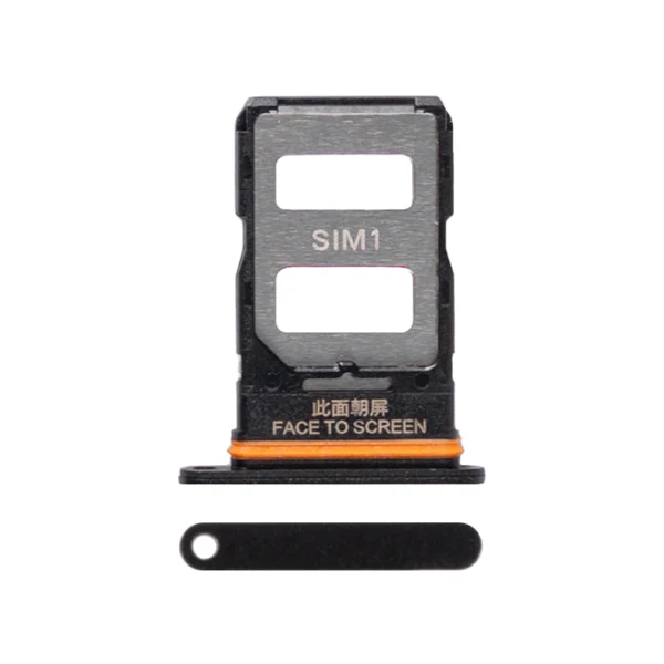 Xiaomi Poco X6 (23122PCD1G, 23122PCD1I) Sim Card Holder Black OEM