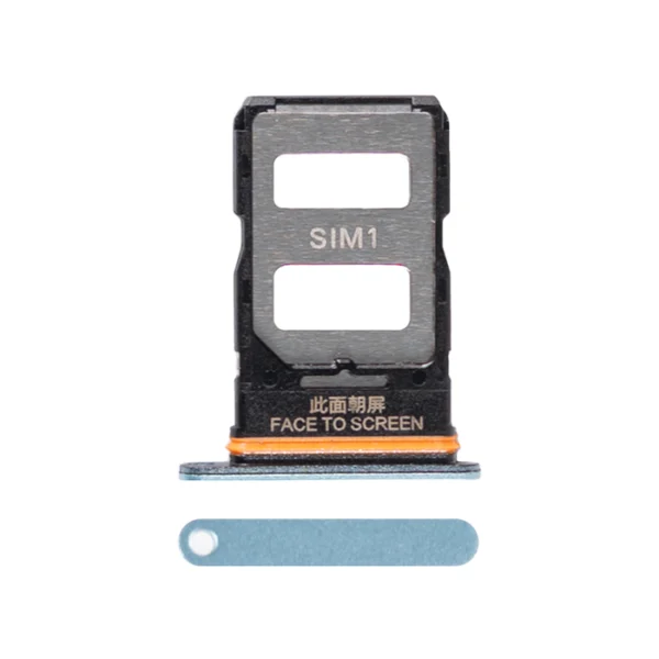Xiaomi Poco X6 (23122PCD1G, 23122PCD1I) Sim Card Holder Blue OEM