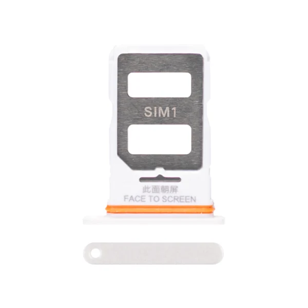 Xiaomi Poco X6 (23122PCD1G, 23122PCD1I) Sim Card Holder White OEM