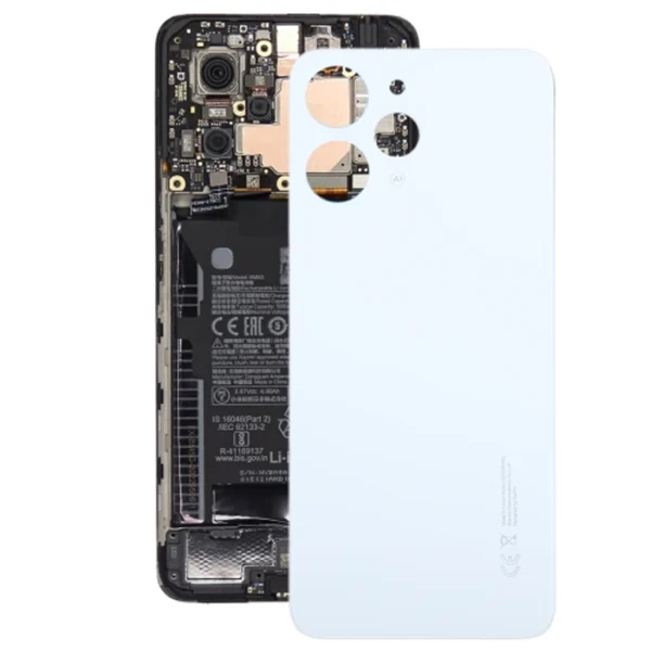 Xiaomi Redmi 12 4G  Back Cover Polar Silver With Lens OEM