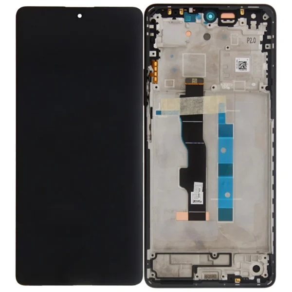 Xiaomi Redmi 13 4G, Redmi 13 5G, Poco M6 4G Display And Digitizer With Frame Black 560001N19A00 Service Pack