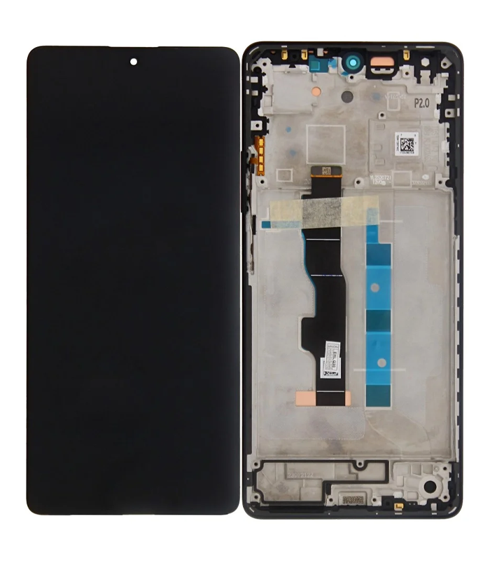 Xiaomi Redmi 13 4G, Redmi 13 5G, Poco M6 4G Display And Digitizer With Frame Black 560001N19A00 Service Pack