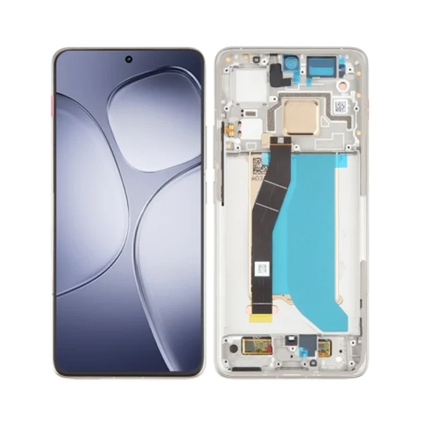 Xiaomi Redmi K70 Ultra Display And Digitizer With Frame White OEM