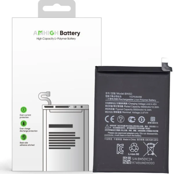 Xiaomi Redmi Note 11 (2201117TG) 11S (2201117SG) Battery BN5D - 5000mAh (AMHigh Premium)
