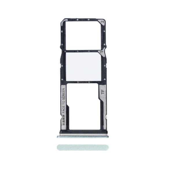 Xiaomi Redmi Note 12 4G (23021RAAEG) Sim Card Holder Mint Green OEM