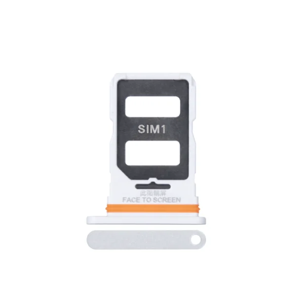 Xiaomi Redmi Note 13 Pro 5G (2312DRA50C, 2312CRAD3C) Sim Card Holder White OEM