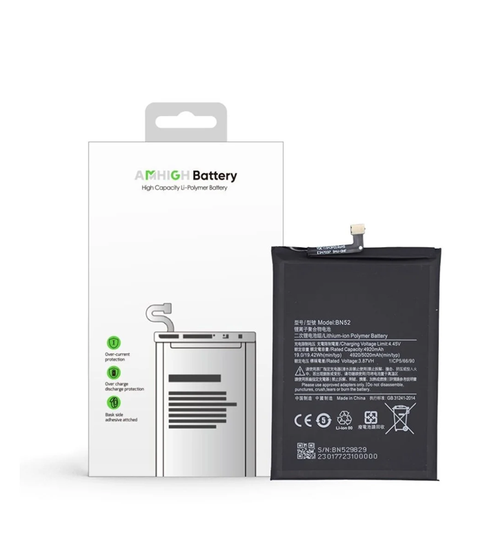Xiaomi Redmi Note 9 Pro (M2003J6B2G), Redmi Note 10 Pro 4G (M2101K6G) Battery 5020mAh (AMHigh Premium)