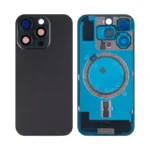 For Apple iPhone 16 Pro Back Glass With Frame And Without NFC Flex Black Titanium