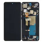 Motorola Edge 50 Pro LCD Display With Frame Service Pack - Black Beauty