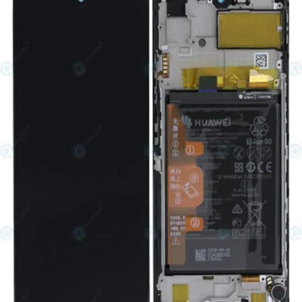 Huawei P smart 2021 EM Service Part Screen Incl. Battery - Black
