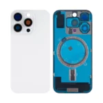 For Apple iPhone 16 Pro Back Glass With Frame And Without NFC Flex White Titanium
