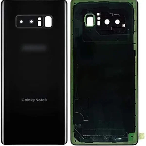 Samsung Galaxy Note 8 Back Cover Midnight Black With Lens OEM