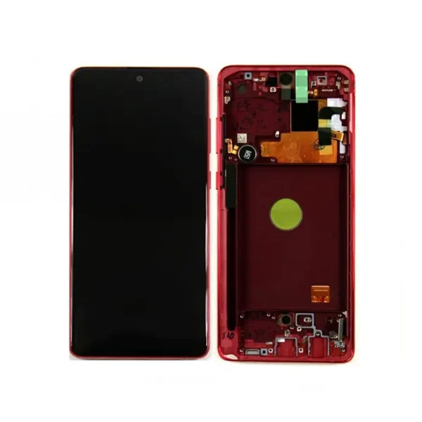 Samsung Galaxy Note 10 Lite LCD Display Service Pack - Aura Red