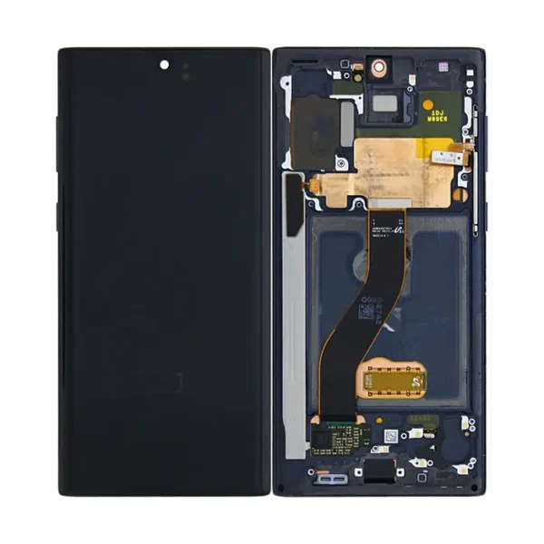 Samsung Galaxy Note 10 4G Display With Frame Aura Black Pulled