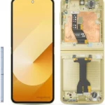 Samsung Galaxy Z Flip 6 LCD Display With Frame Service Pack - Yellow