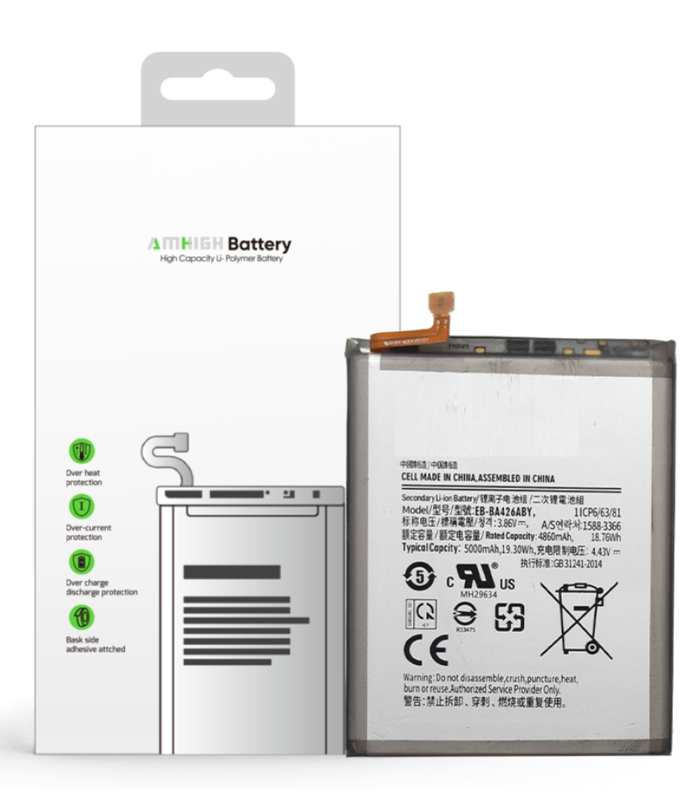For Samsung Galaxy A32 5G A326B A42 5G A426B A72 A725F-A726B M22 M225F M32 M325F Battery EB-BA426ABY (AMHigh Premium)