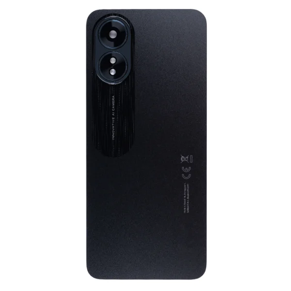 Oppo A18 (CPH2591) Back Cover Glowing Black With Lens OEM