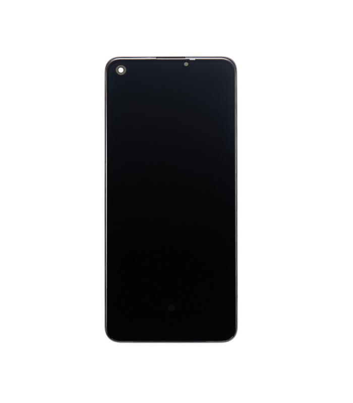 Oppo A74 4G CHP2219, F19 Display And Digitizer With Frame Prism Black Soft-OLED