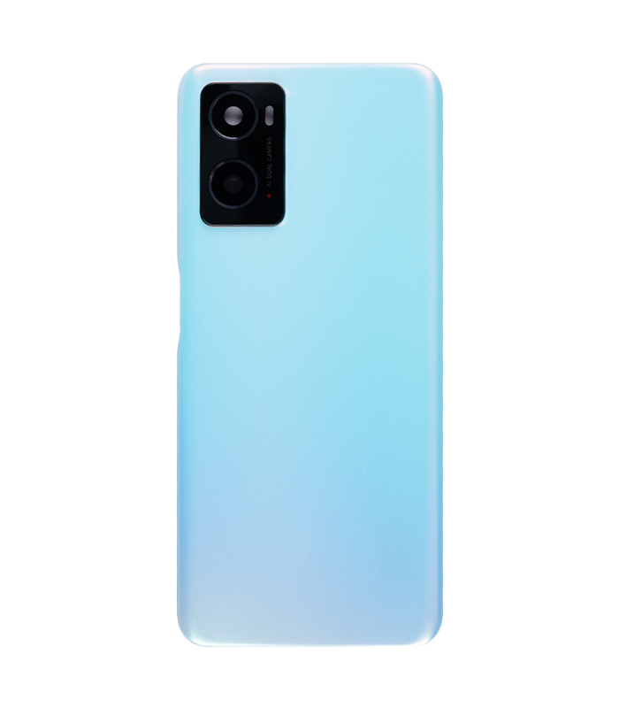 Oppo A76 (CPH2375) Back Cover Glowing Blue With Lens OEM