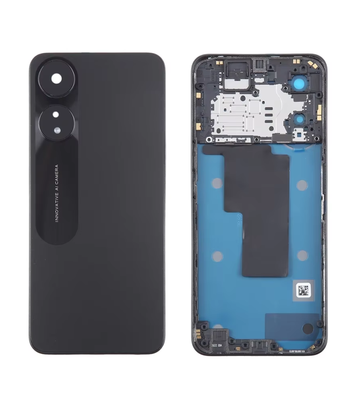 Oppo A78 5G (CPH2483, CPH2495) Back Cover Glowing Black With Lens OEM