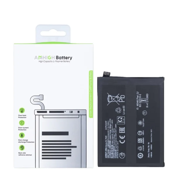 Oppo Reno 10 (CPH2531), 10 Pro (CPH2525) Battery BLP995 - 5000mAh (AMHigh Premium)
