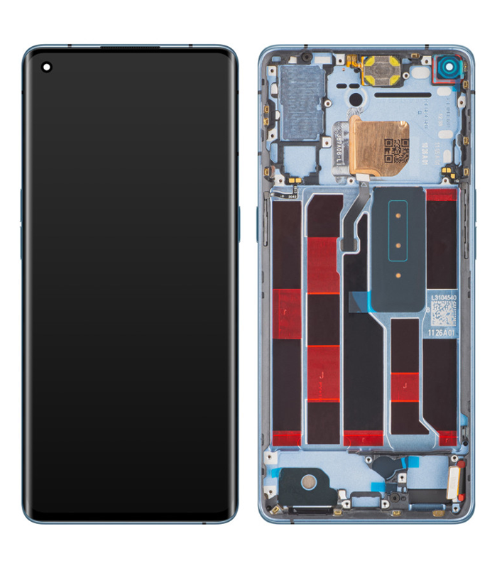 Oppo Reno 4 Pro 5G (CPH2089) Display Complete + Frame (4904737) - Galactic Blue