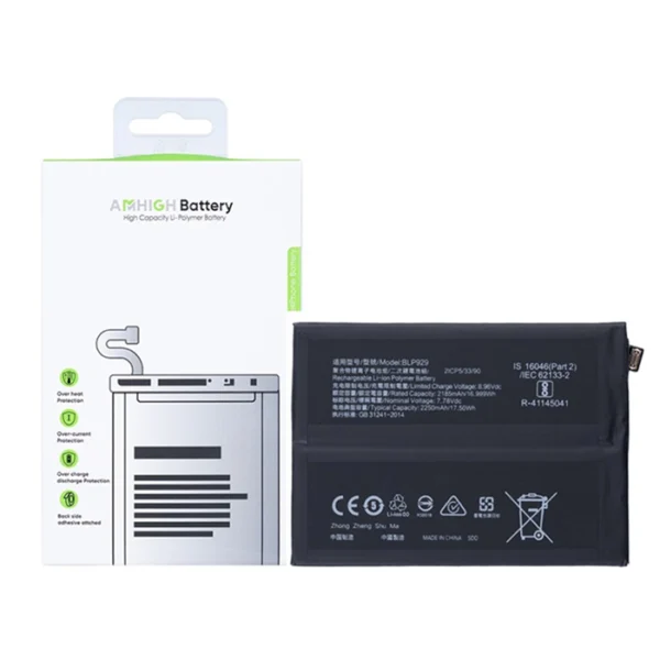 Oppo Reno 8 Pro (CPH2357) Battery BLP929 - 4500mAh (AMHigh Premium)