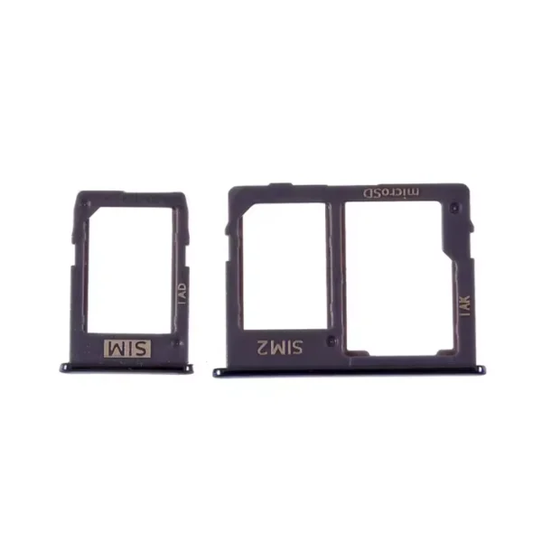 Samsung Galaxy J4 Plus (SM-J415) Galaxy J6 Plus (SM-J610) Sim + MicroSD Holder - Black