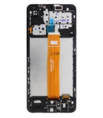 Samsung Galaxy M12 M127F Display And Digitizer With Frame Black Soft-OLEDaa
