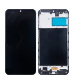 Samsung Galaxy M21 M215F Display And Digitizer With Frame Black Soft-OLED