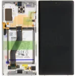 Samsung Galaxy Note 10 Plus LCD Display + Battery White Service Pack