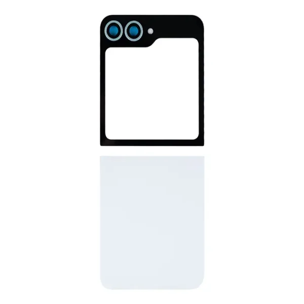 Samsung Galaxy Z Flip6 Back Cover White With Lens OEM