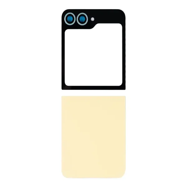 Samsung Galaxy Z Flip6 Back Cover Yellow With Lens OEM