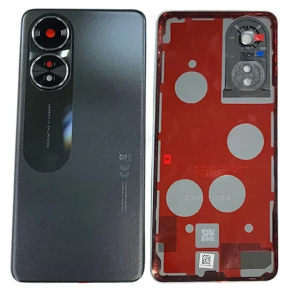 Oppo A58 4G Back Cover Glowing Black With Lens OEM