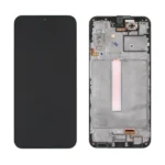 Samsung Galaxy A25 5G LCD Display With Frame Black SOFT-OLED