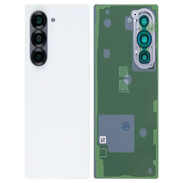 Samsung Galaxy Z Fold6 Back Cover White With Lens Service Pack
