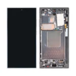 Samsung Galaxy S24 Ultra LCD Display With Frame Titanium Black Pulled