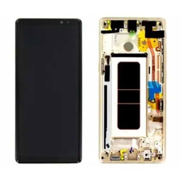 Samsung Galaxy Note 8 LCD Display With Frame Refurbished - Gold
