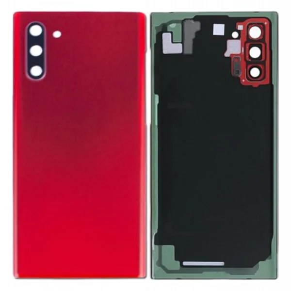 Samsung galaxy Note 10 Back Cover With Lens OEM  - Red
