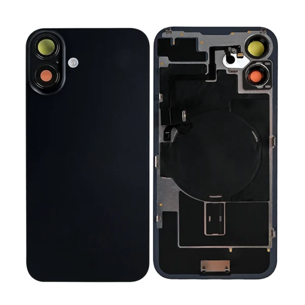 iPhone 16 Plus back Glass + Frame With NFC - Black