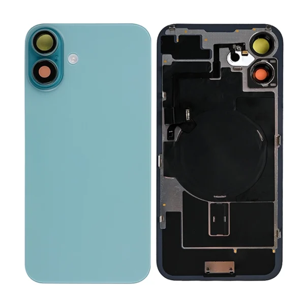 iPhone 16 Plus back Glass + Frame With NFC - Teal
