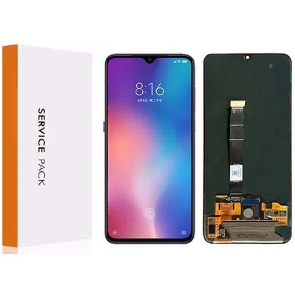 Xiaomi Mi 9/Mi 9 Pro (2019) LCD Display No Frame Service Pack - Black