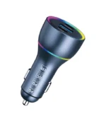 Xssive 130W PD+QC3.0 Fast Car Charger XSS-CC44 - Zwart