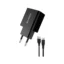 Xssive 18W QC Quick Charger & USB C-Cable XSS-AC61B2IN1 - Zwart