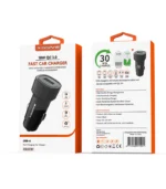 Xssive 18W QC3.0 USB Fast Car Charger XSS-CC39 - Zwart