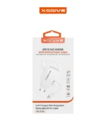Xssive 20W PD GAN Fast Charger with Retractable 8-Pin Cable XSS-AC78L