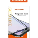 Xssive 25-Pack Goldline Tempered Glass iPhone 13 Pro Max/14Plus - Zwart