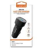 Xssive 30W PD Fast Car Charger USB-C XSS-CC41 - Zwart