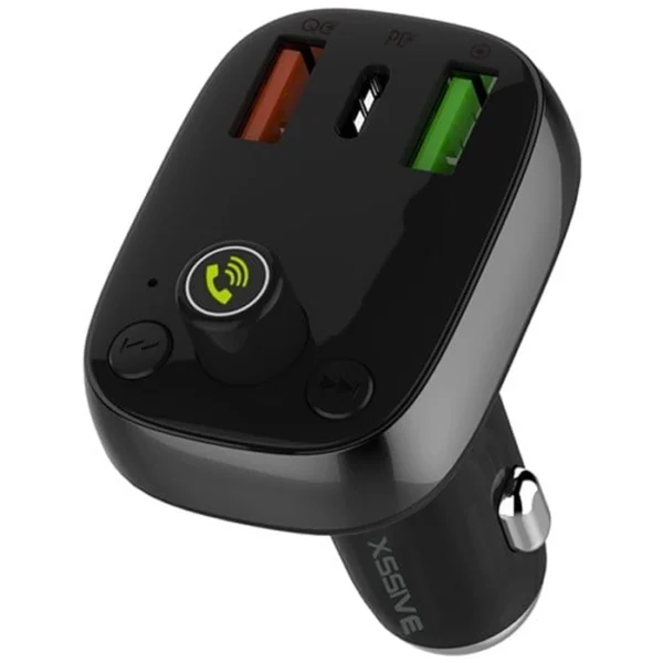 Xssive 36W Wireless FM Carkit+ Music Player XSS-FM15